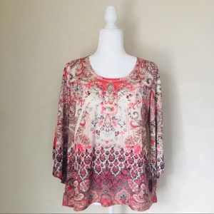 Energe World Wear flowing sleeve boho tunic